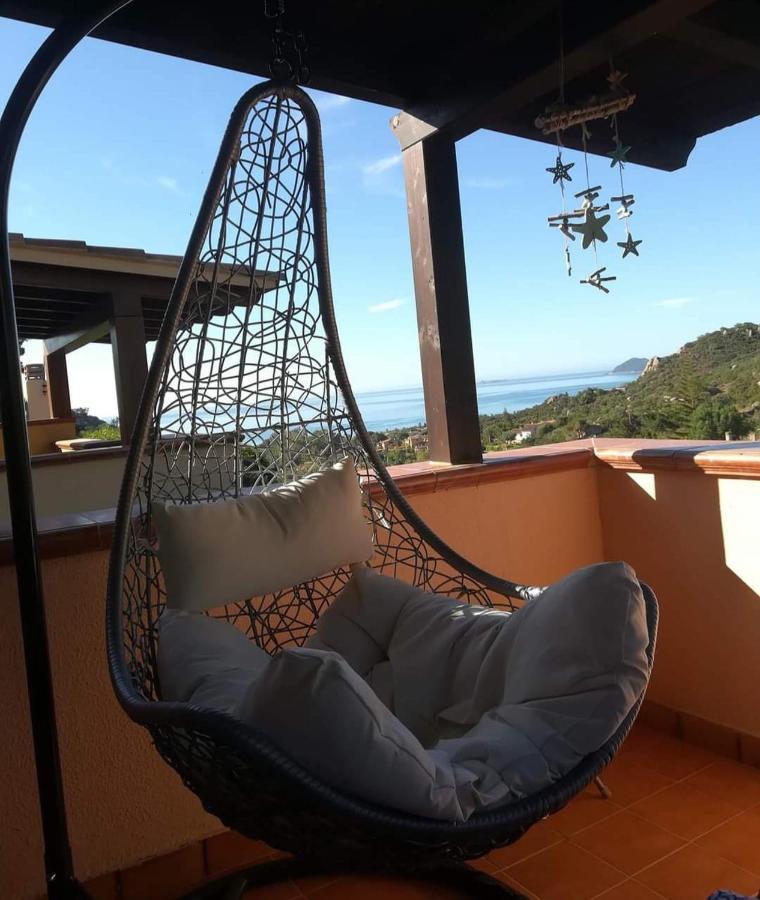 Villa Sole Vista Mare Super Panoramica Costa Rei Esterno foto