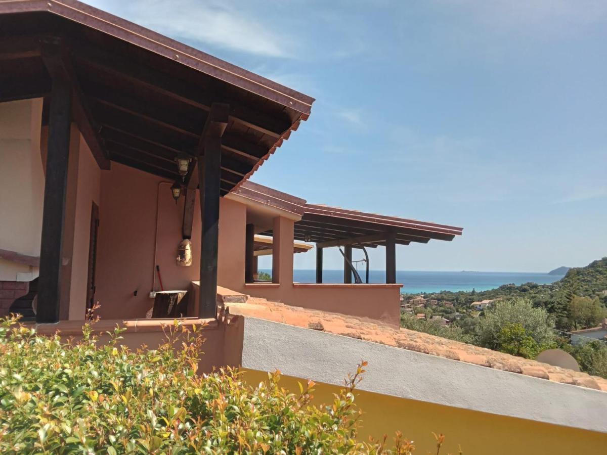 Villa Sole Vista Mare Super Panoramica Costa Rei Esterno foto