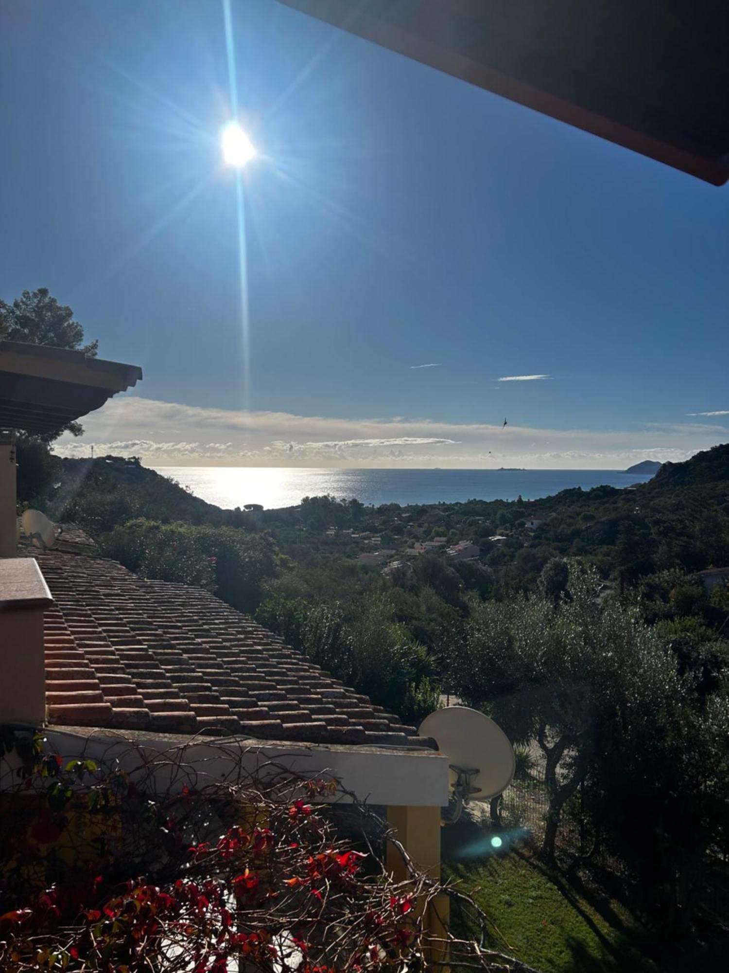 Villa Sole Vista Mare Super Panoramica Costa Rei Esterno foto